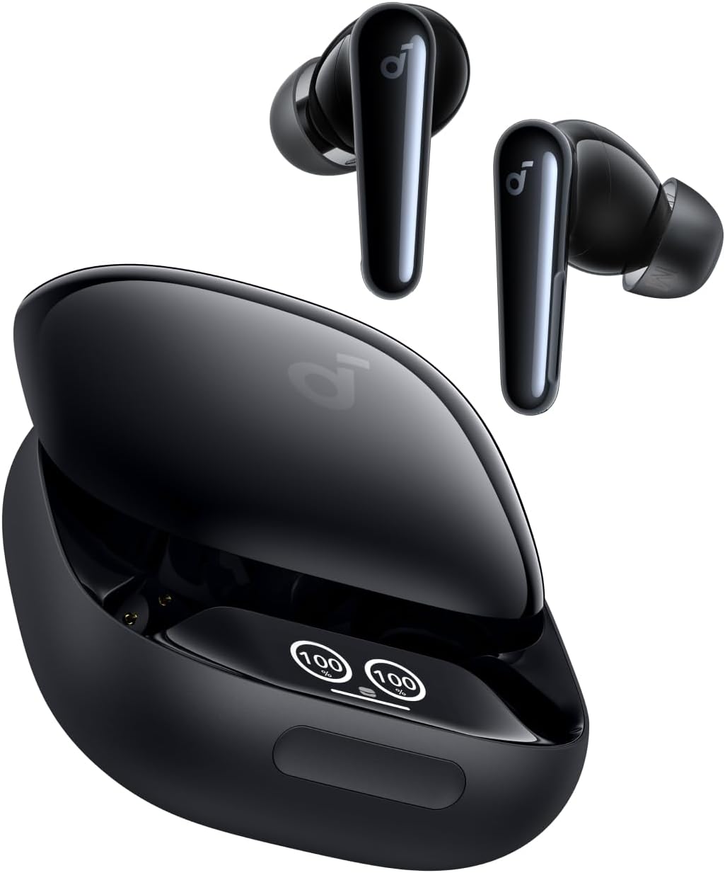 B0DBHPZLCC | soundcore by Anker Liberty 4 Pro ANC Earbuds, 7-Sensor ANC | Black | Image 1