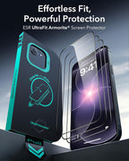 B0DD7MBLXP | ESR 3 pieces for iPhone 17e/16e/14/13/13 Pro for tempered glass, armorite | 3 Items | Image 2