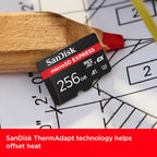 SanDisk 256GB Express microSD Card, Up to 880MB/s Read, Up to 650MB/s Write, 210MB/s Sustained Write, U3, C10 - SDSQXFN-256G-GN4NN — product image 7