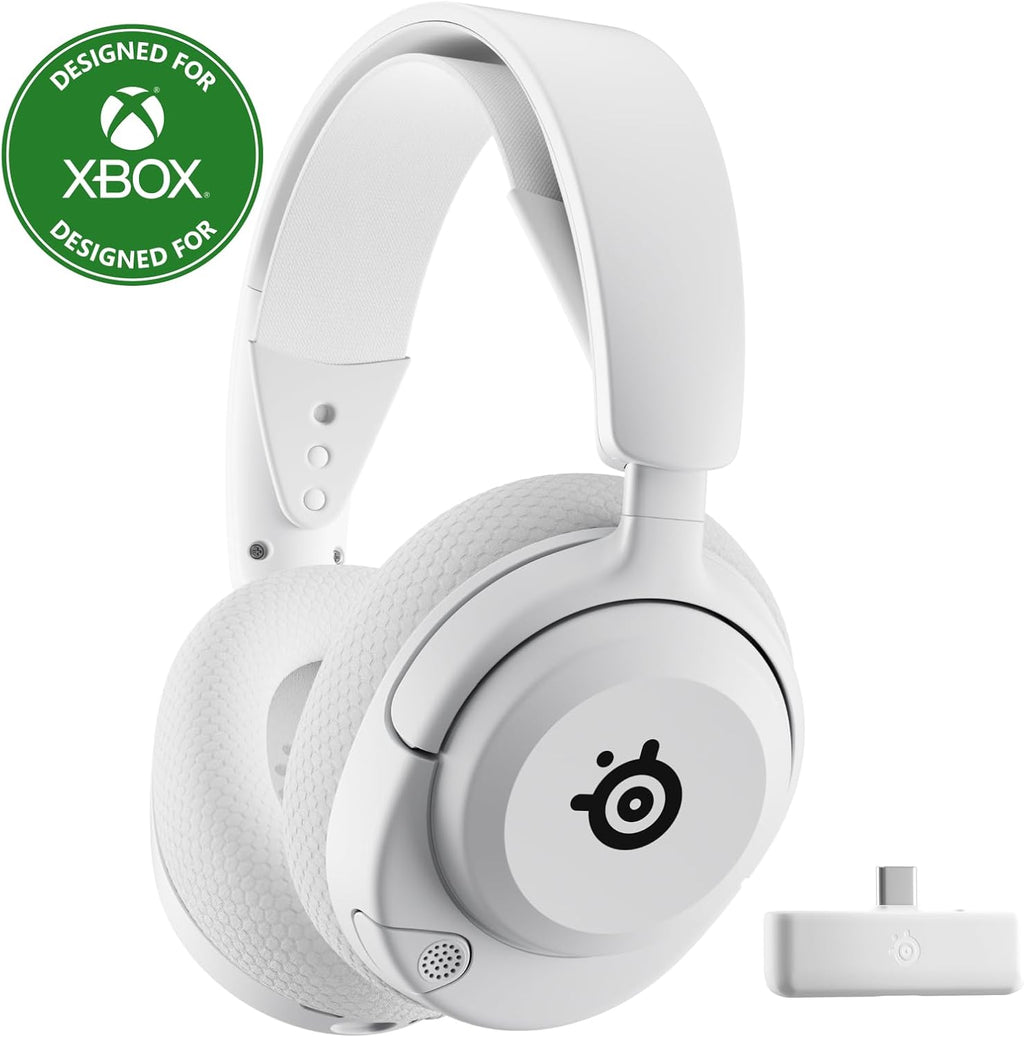 SteelSeries Arctis Nova 5X Wireless - Xbox Gaming Headset - White - 100+ Audio Presets via App - Neodymium Magnetic Drivers - 60H Battery - 2.4GHz / BT - Gen2.X Mic - Supports PC, PS, Switch, Mobile — product image 1