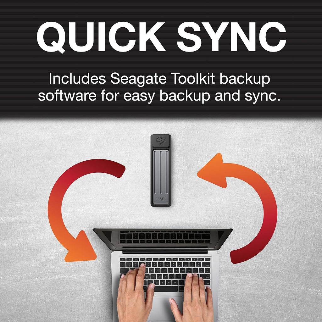 Seagate Ultra Compact 1TB SSD extern, 1000MB/s, USB 3.1 Typ C, Dark Blue, (STMX1000400) — product image 8