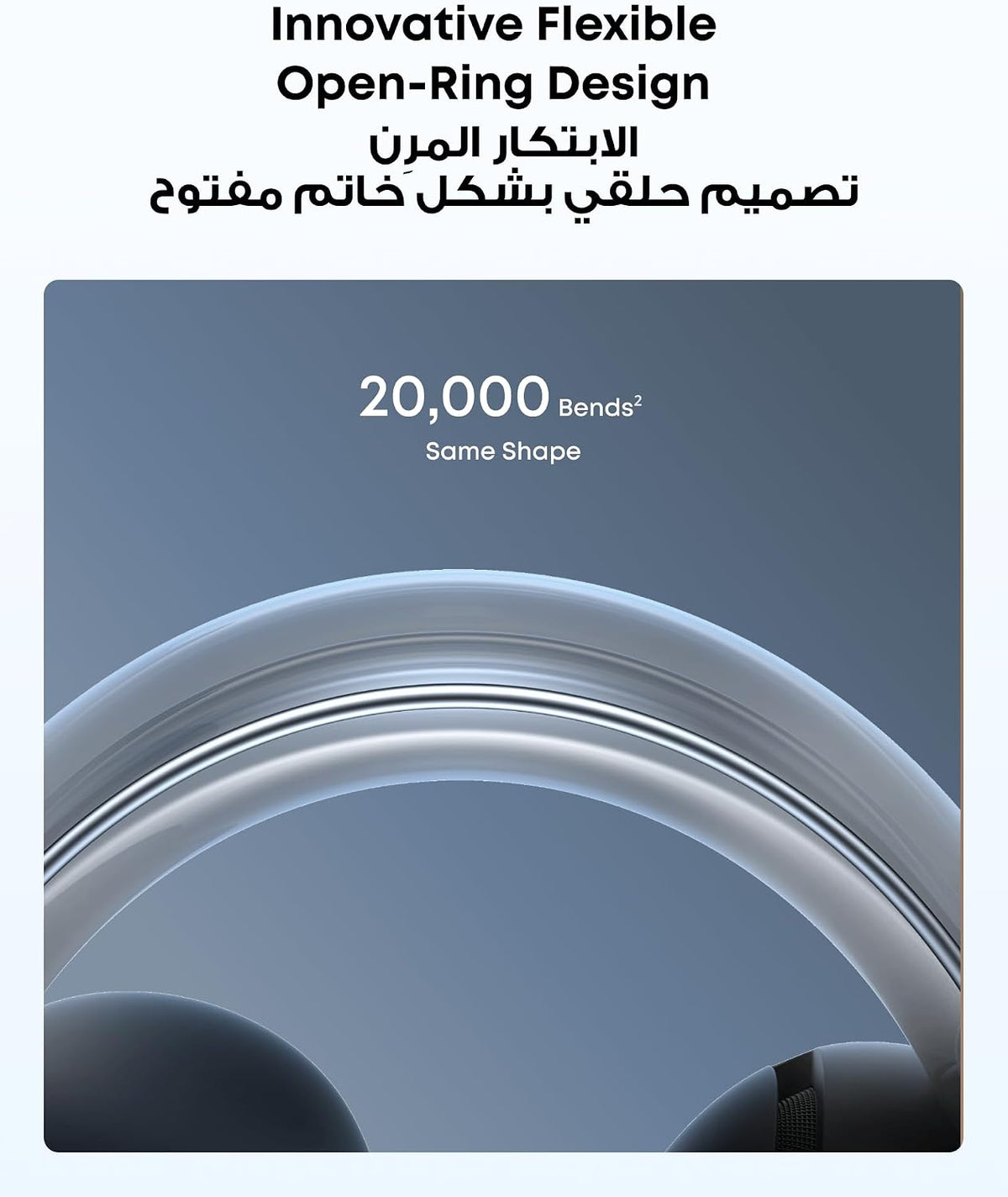 B0DLGCHL8M | Soundcore AeroClip by Anker, Open-Ear Earbuds, Clip-On Headphones, Adaptive Comfort, Clear Calls with 4 Mics and AI, Stable Fit, 12mm Drivers for Powerful Bass, Hi-Res, Open-Ring Design | Black | Image 3