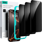 B0DM4PHP7X | ESR 3 Pack for iPhone 16 Pro Max Privacy Screen Protector, Align Frame | Anti-spy 3 PCS | Image 1