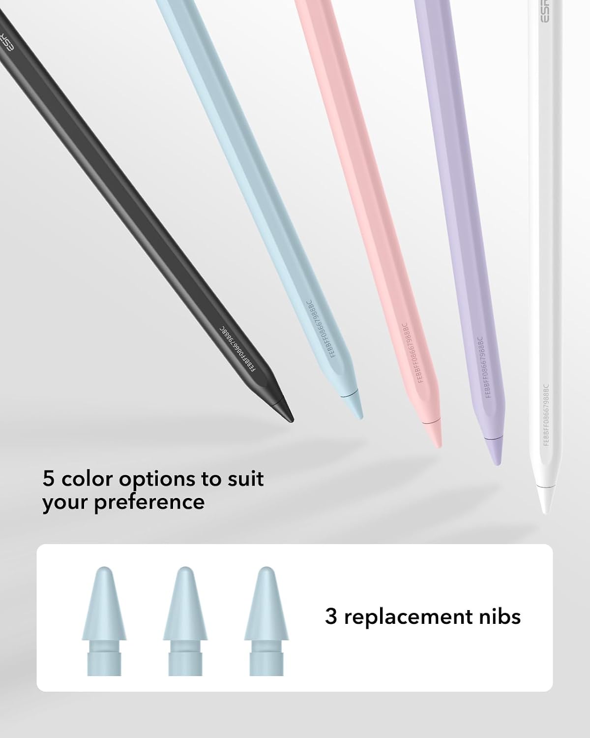 B0FL6T8T1C | ESR Geo Digital iPad Pencil for iPad 2018-2026, Find My, Easy Shortcuts | Blue | Image 17