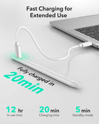 B0DM5ZLR2S | ESR Geo Digital iPad Pencil for iPad 2018-2026, Find My, Easy Shortcuts | White | Image 5