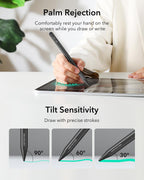 B0DM5Z2WXD | ESR Geo Digital iPad Pencil for iPad 2018-2026, Find My, Easy Shortcuts | Black | Image 24