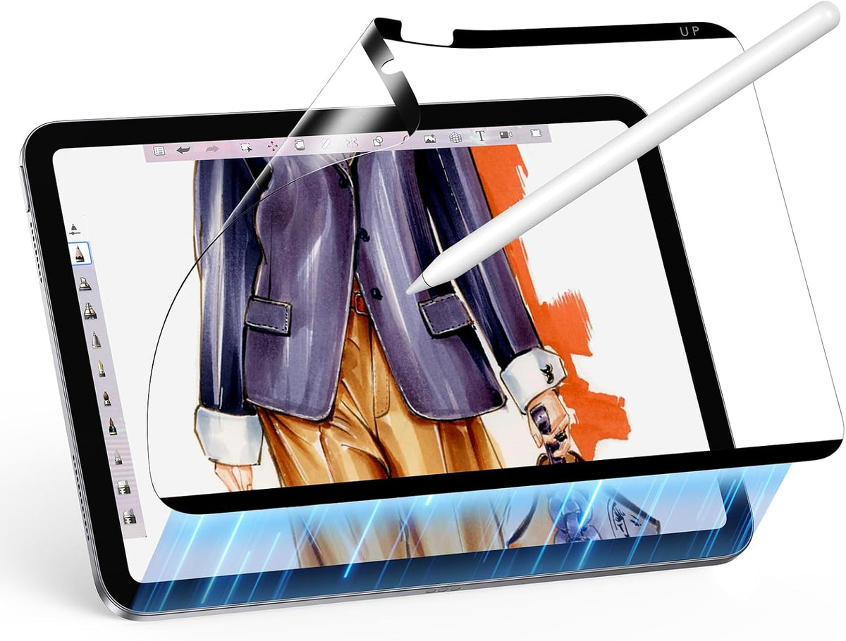 B0DSPKVPDL | ESR [2 Pack] Magnetic Paper Touch Screen Protector for iPad 11/10th Generation A16 (11/10.9", 2025/2022), Write and Draw Like Paper, Removable and Reusable, Compatible | Magnetic to paper touch | Image 1