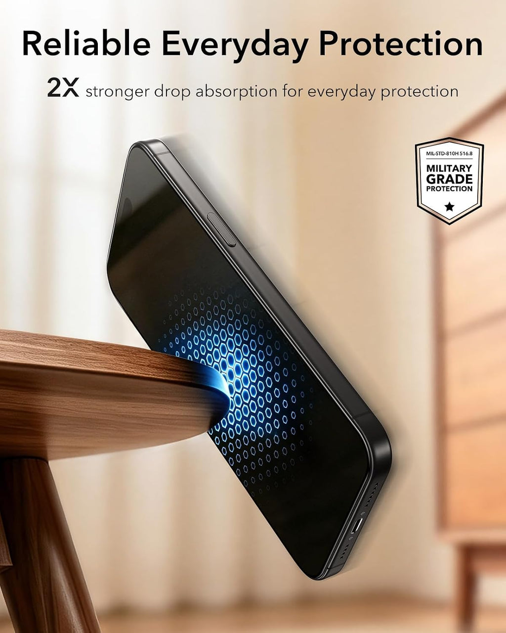 B0DTY33RST | ESR 3 Pack for iPhone 15 Pro Screen Protector, Classic | 3 Pack | Image 4