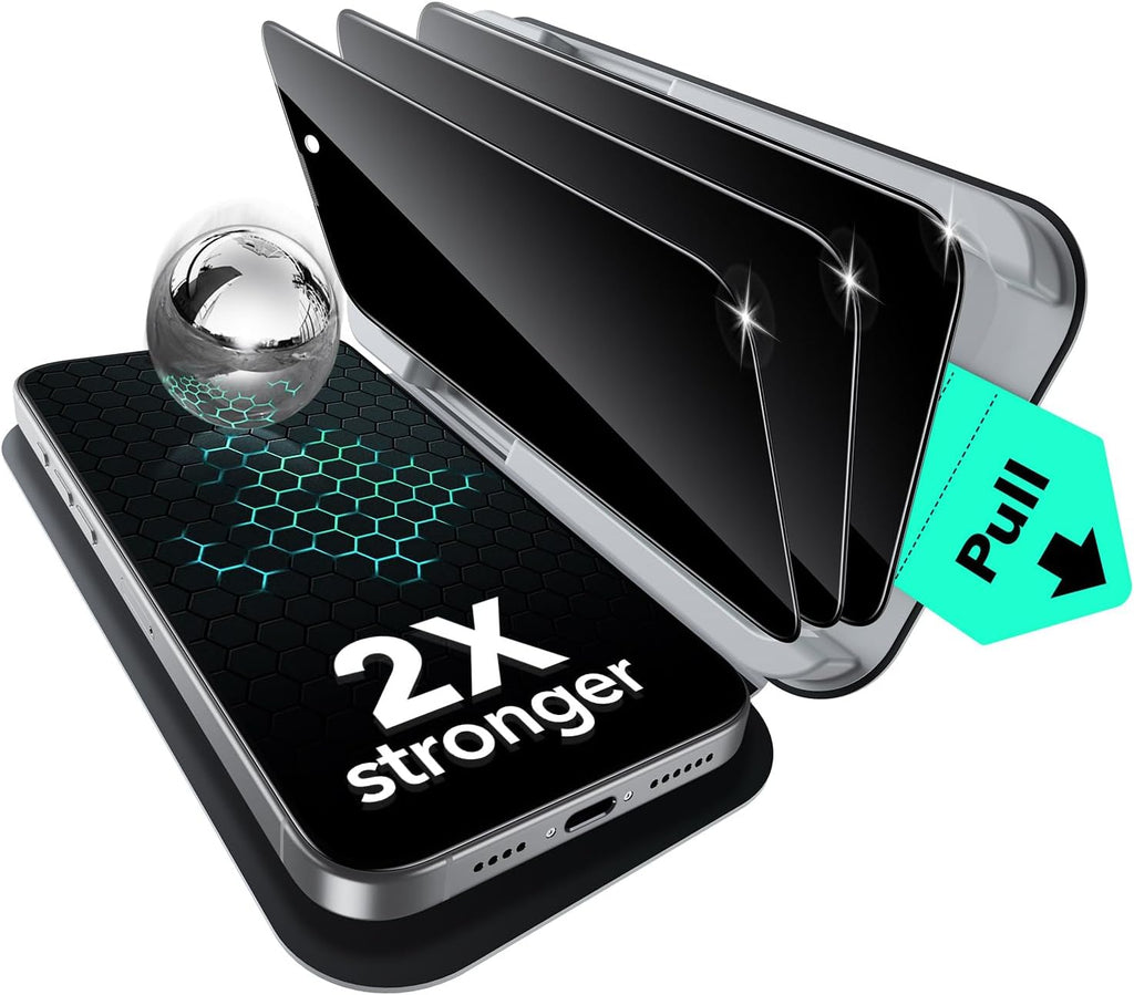 B0DTYD3FQM | ESR Pack 3 Privacy Screen Protector for iPhone 13 Pro Max, Classic | iPhone 14 Plus/13 Pro Max / iPhone 13 Pro Max/14 Plus | Image 1