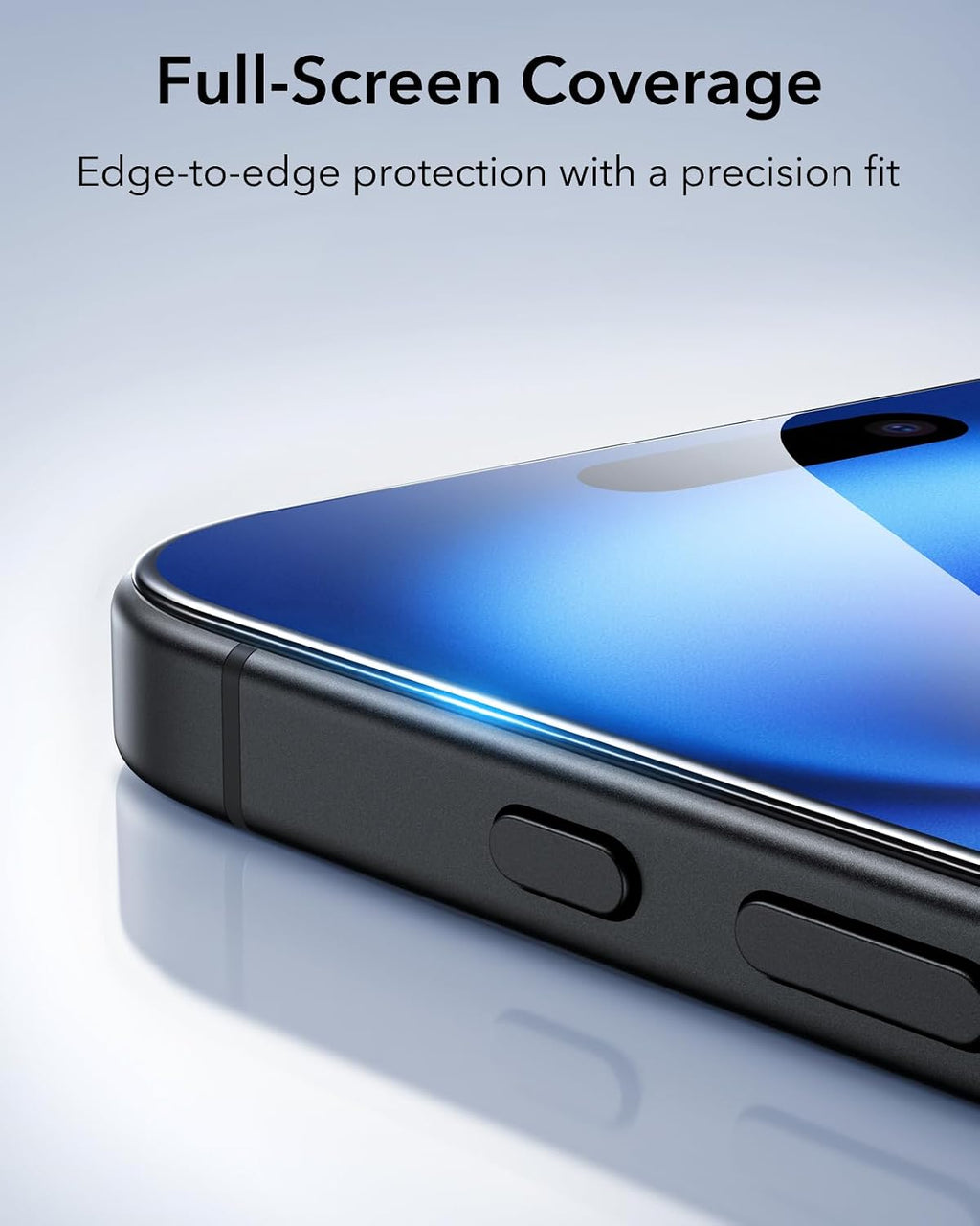 B0DTYPJLMR | ESR Pack of 3 for iPhone 16/iPhone 15 for Tempered Glass, Classic | 3 Items | Image 7