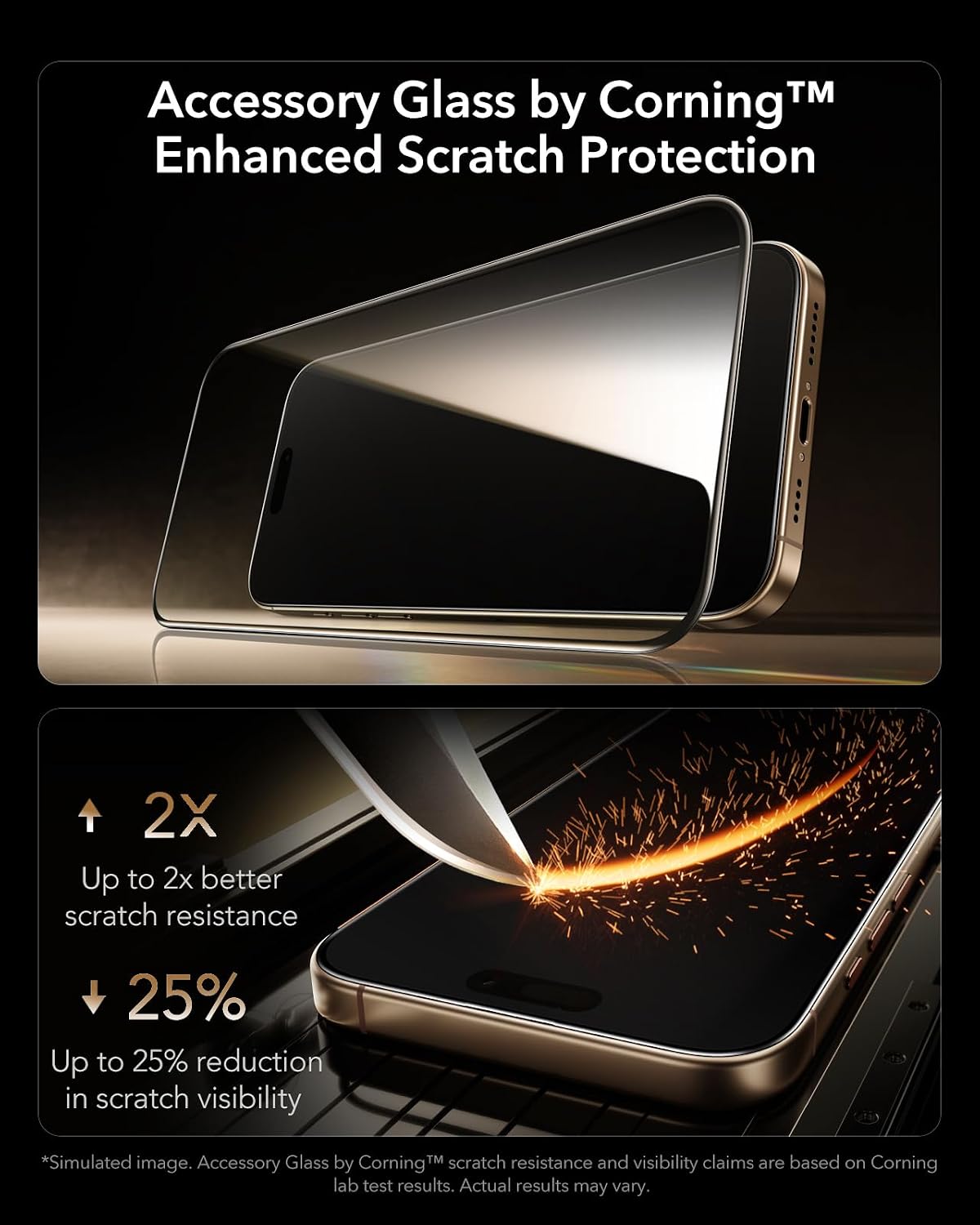 B0DXF97Q5F | ESR 3 pieces for iPhone 16 Pro Max for tempered glass, Armorite Pro | 3 Items | Image 3