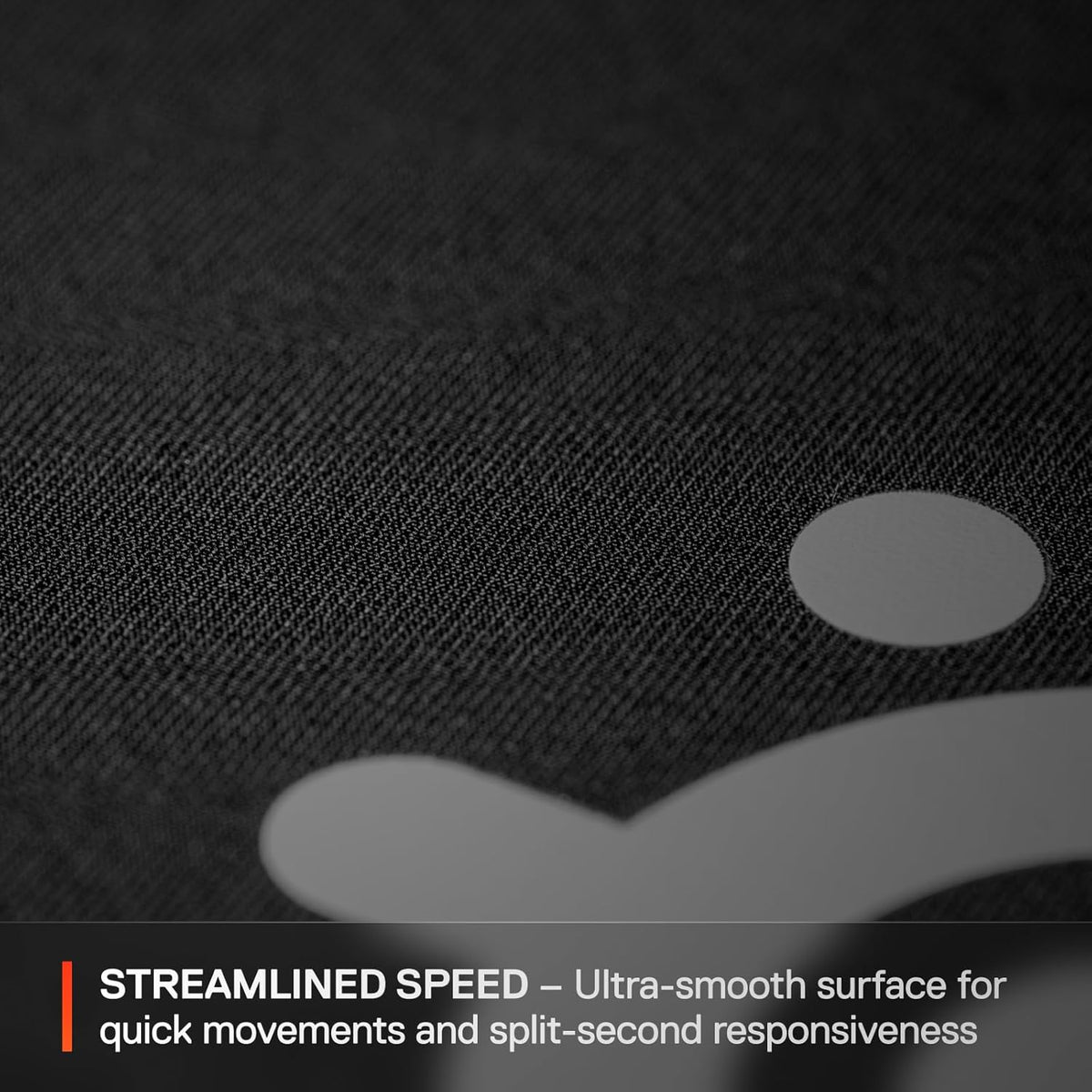 SteelSeries QcK L Performance Speed Gaming Mousepad — Extra Density for a Smooth Glide — Low-Profile Edge Stitching — Non-Slip Neoprene Rubber Base — 16.54 x 19.29 inch — FPS, MOBAs, RTS, MMO — product image 3