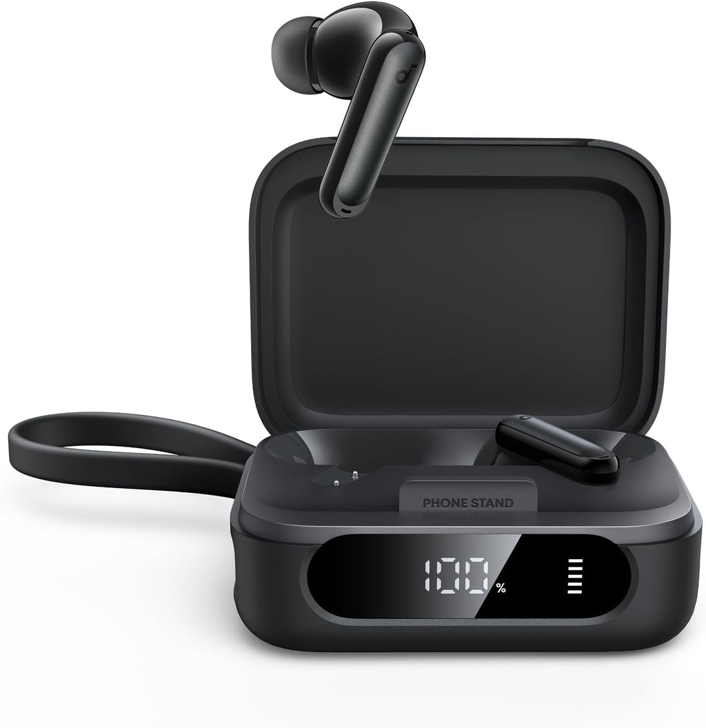 B0F2B7N2NM | soundcore by Anker P41i ANC Earbuds, Built-in Phone Charger, 192H | Black | Image 1
