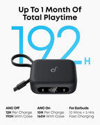 B0F2B7N2NM | soundcore by Anker P41i ANC Earbuds, Built-in Phone Charger, 192H | Black | Image 3