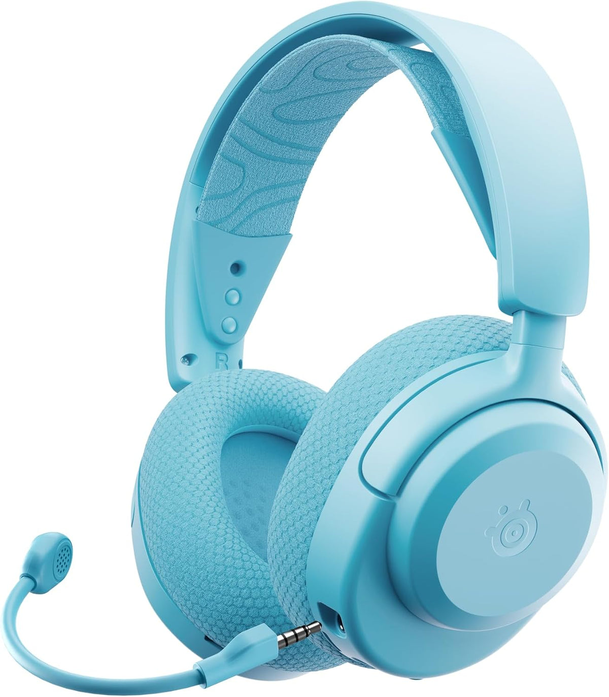 SteelSeries Arctis Nova 3P Wireless Gaming Headset - App Control - 40 Hour Battery - Neodymium Magnet Driver - 2.4GHz/Bluetooth - Detachable Microphone - PS5, PS4, PC, Switch, Mobile Devices - Aqua — product image 4