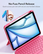 B0F6LLCZSN | ESR iPad 11th (A16) 2025/10th Gen Flex Keyboard Case, Ultra-Light Magnetic Detachable Keyboard with Writing/Viewing Modes, Larger Precision Trackpad, Pink | Pink | Image 9
