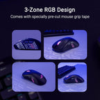 ASUS ROG Keris II Origin Wireless Gaming Mouse, 65g Lightweight, Ergonomic, Swappable Switches, 42K Optical Sensor, ROG Micro Switch II, ROG Omni Receiver, 5 Programmable Buttons, Black — product image 3
