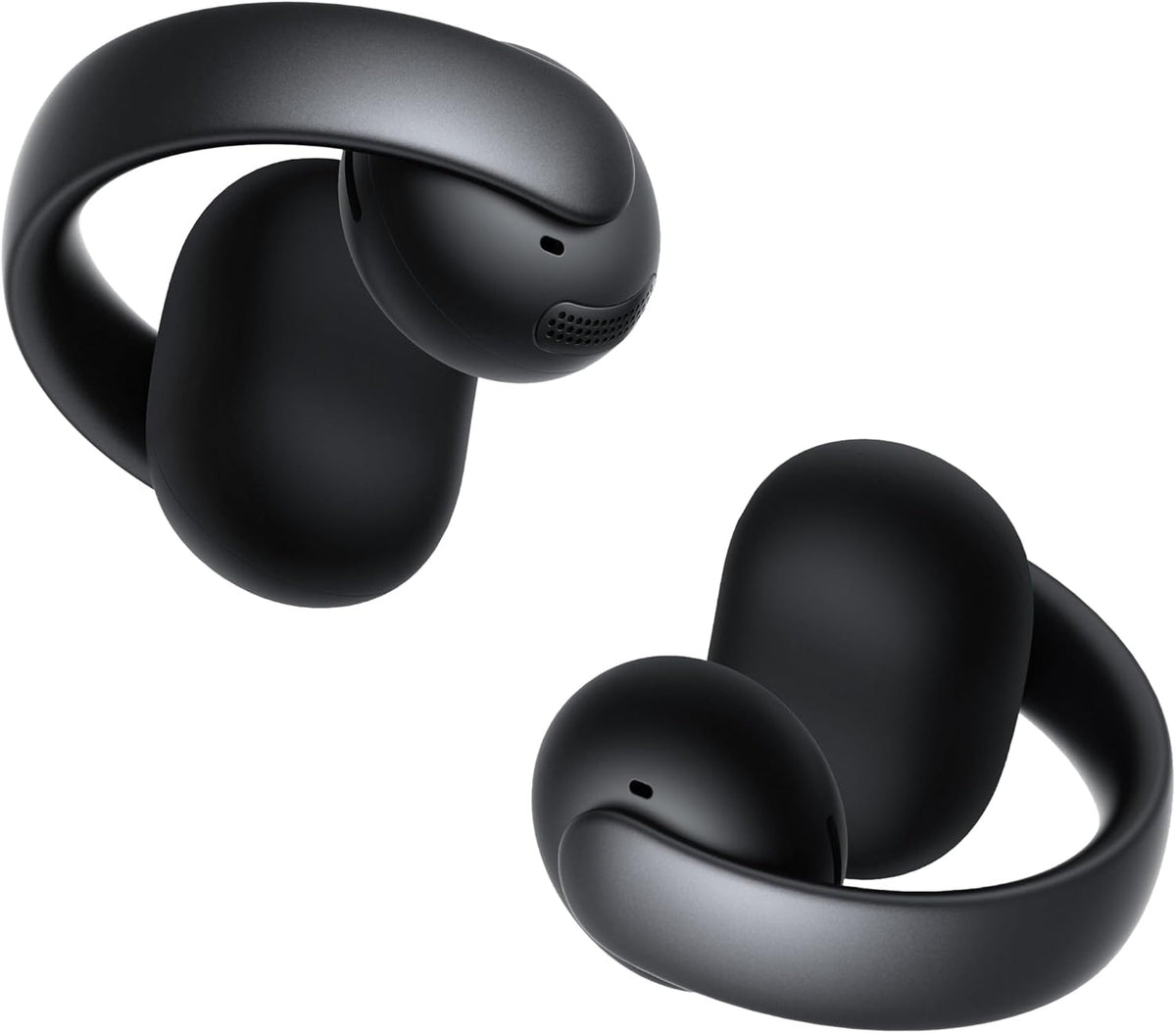 B0F9SQJ611 | soundcore AeroClip Open-Ear Clip-On Earbuds True Wireless Bluetooth Headphones Black | Default Title | Image 1