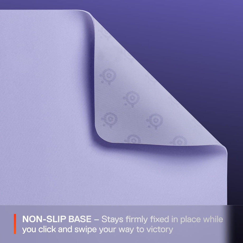 SteelSeries QcK Cloth Gaming Mouse Pad - Exclusive Micro-Woven Surface - Optimized for Gaming Sensors - Maximum Control - Size M - Lavender — product image 4