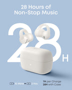 B0FKSY35WJ | soundcore by Anker C50i Open-Ear Clip Earbuds, Hi-Res, BT 6.0 | White | Image 12