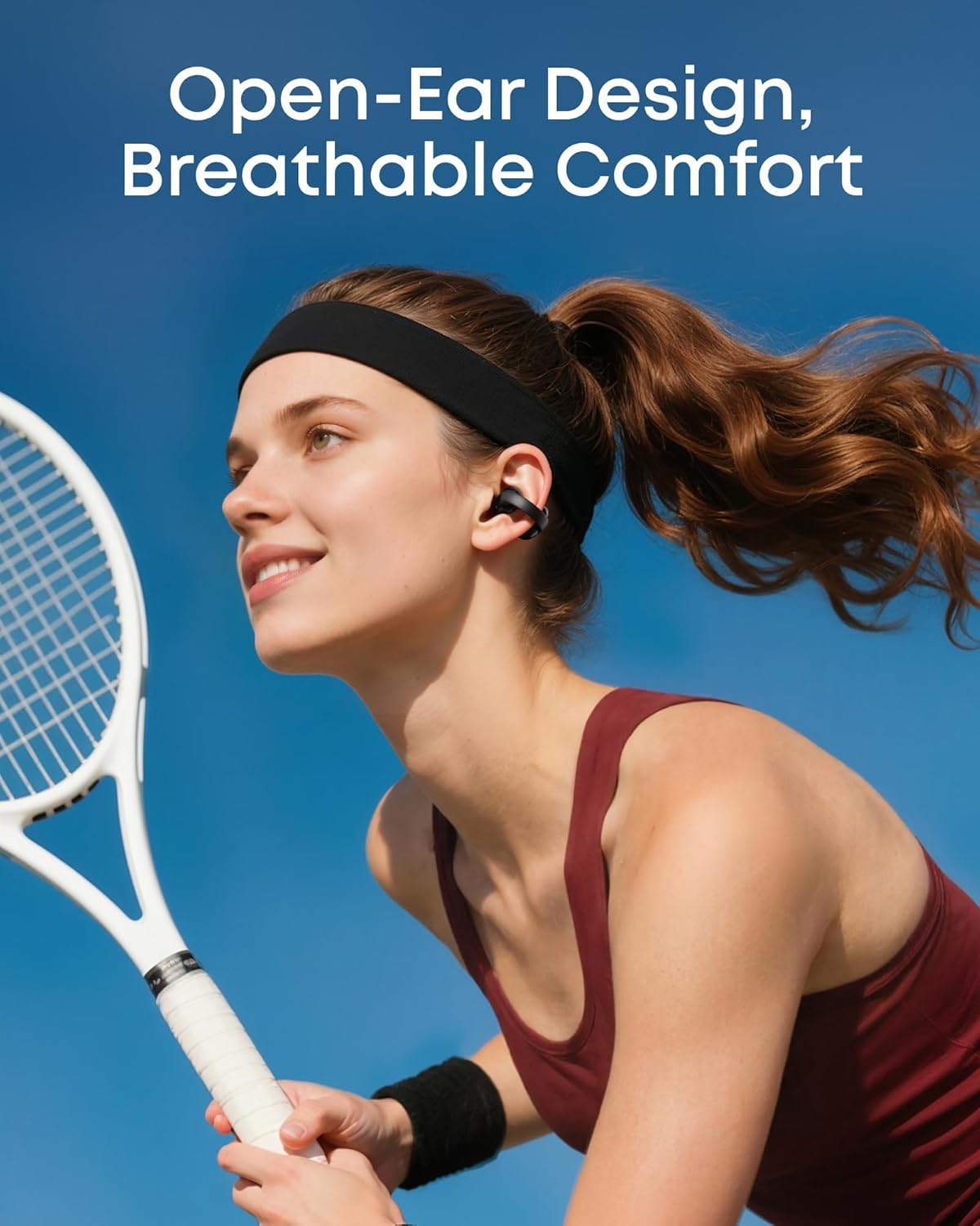 B0FKSV2GW2 | soundcore by Anker C50i Open-Ear Clip Earbuds, Hi-Res, BT 6.0 | Black | Image 2