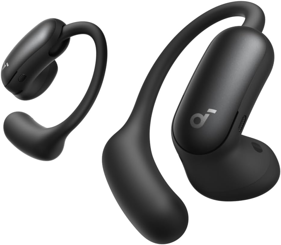 B0FMJP7T3M | soundcore by Anker AeroFit 2 Pro Hybrid Earbuds, LDAC, BT 6.1 | Black | Image 16