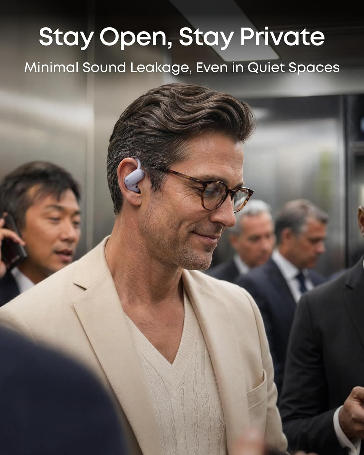 B0FMK8VMD8 | soundcore by Anker AeroFit 2 Pro Hybrid Earbuds, LDAC, BT 6.1 | Purple | Image 29