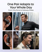 B0FMJP7T3M | soundcore by Anker AeroFit 2 Pro Hybrid Earbuds, LDAC, BT 6.1 | Black | Image 18