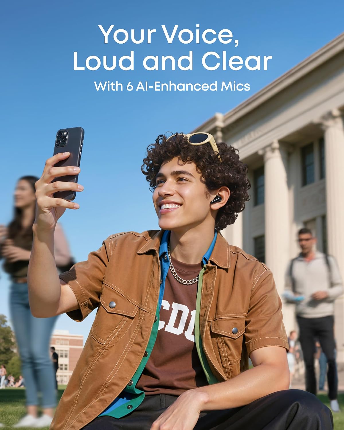 B0FNWCYLZN | soundcore by Anker P31i ANC Earbuds, Hi-Res, 50H, Translation | Black | Image 6