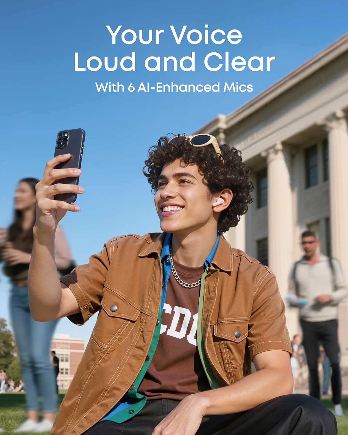 B0FNWJ4FV3 | soundcore by Anker P31i ANC Earbuds, Hi-Res, 50H, Translation | Pink | Image 13