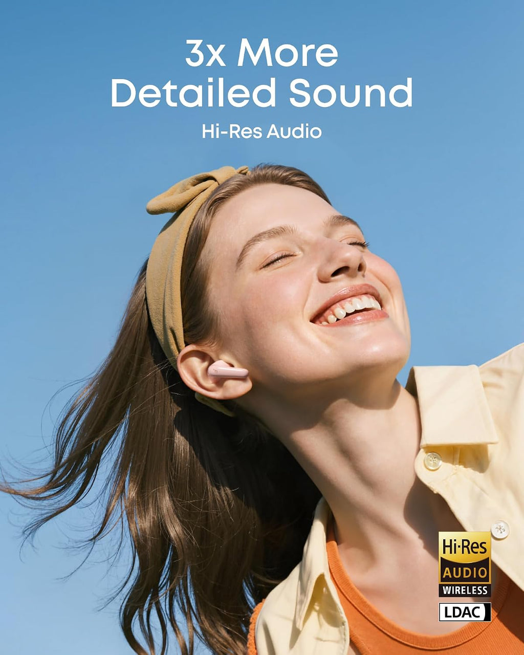 B0FNWJ4FV3 | soundcore by Anker P31i ANC Earbuds, Hi-Res, 50H, Translation | Pink | Image 9