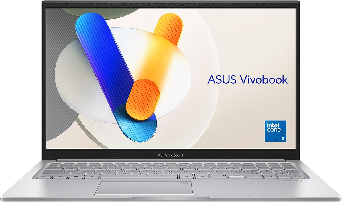 ASUS Vivobook 15 Slim Laptop (Cool Silver) | Intel Core 5 Processor 120U, 16GB RAM, 512GB SSD, 15.6"FHD 60Hz Display, Win11 [X1504VA-BQ580W] — product image 1