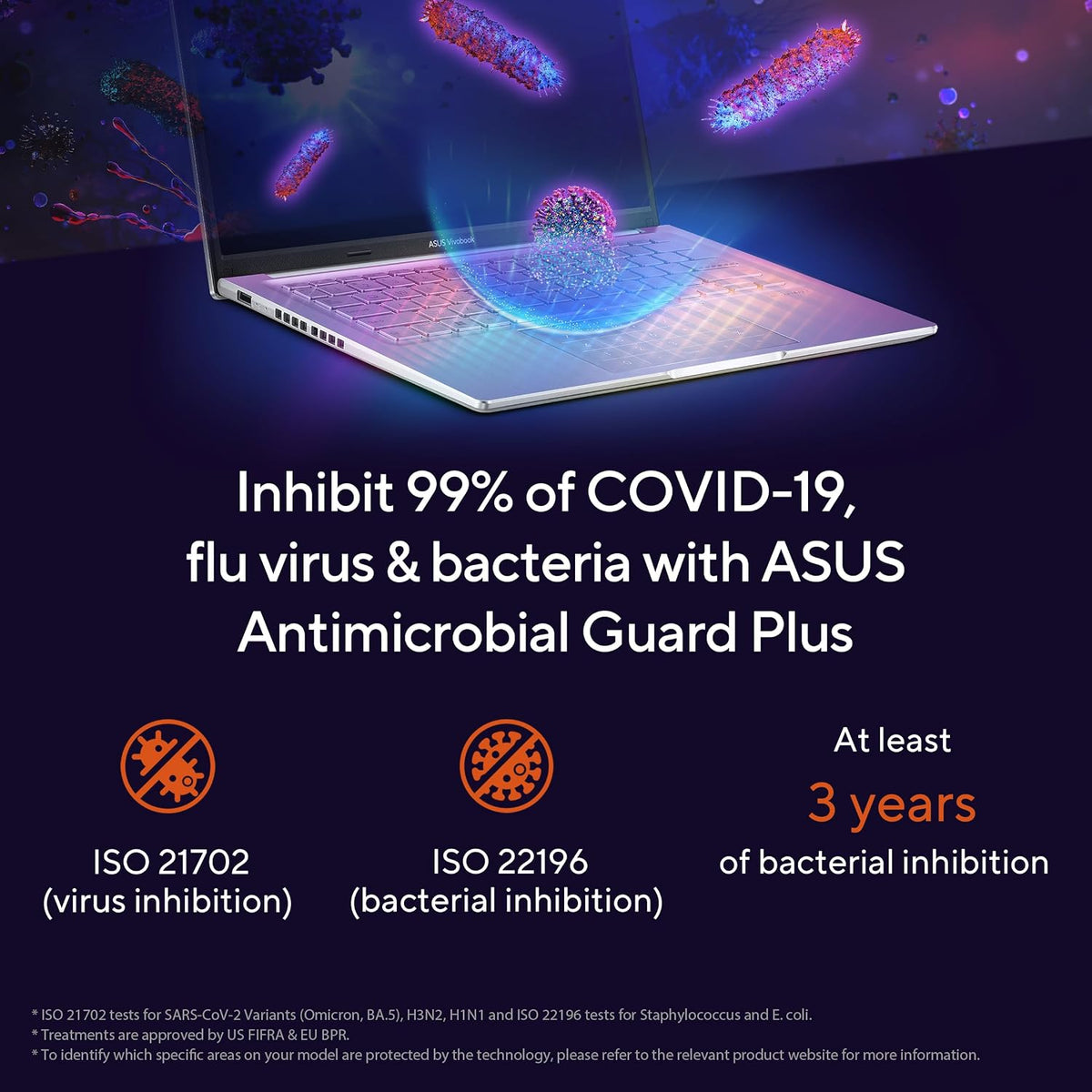ASUS Vivobook 14 Slim Laptop (Indie Black) | AMD Ryzen 5 150, 14"WUXGA Display, 16GB DDR5 RAM, 512GB SSD, AMD Radeon Graphics, Win11 [M1405NAQ-LY015W] — product image 5