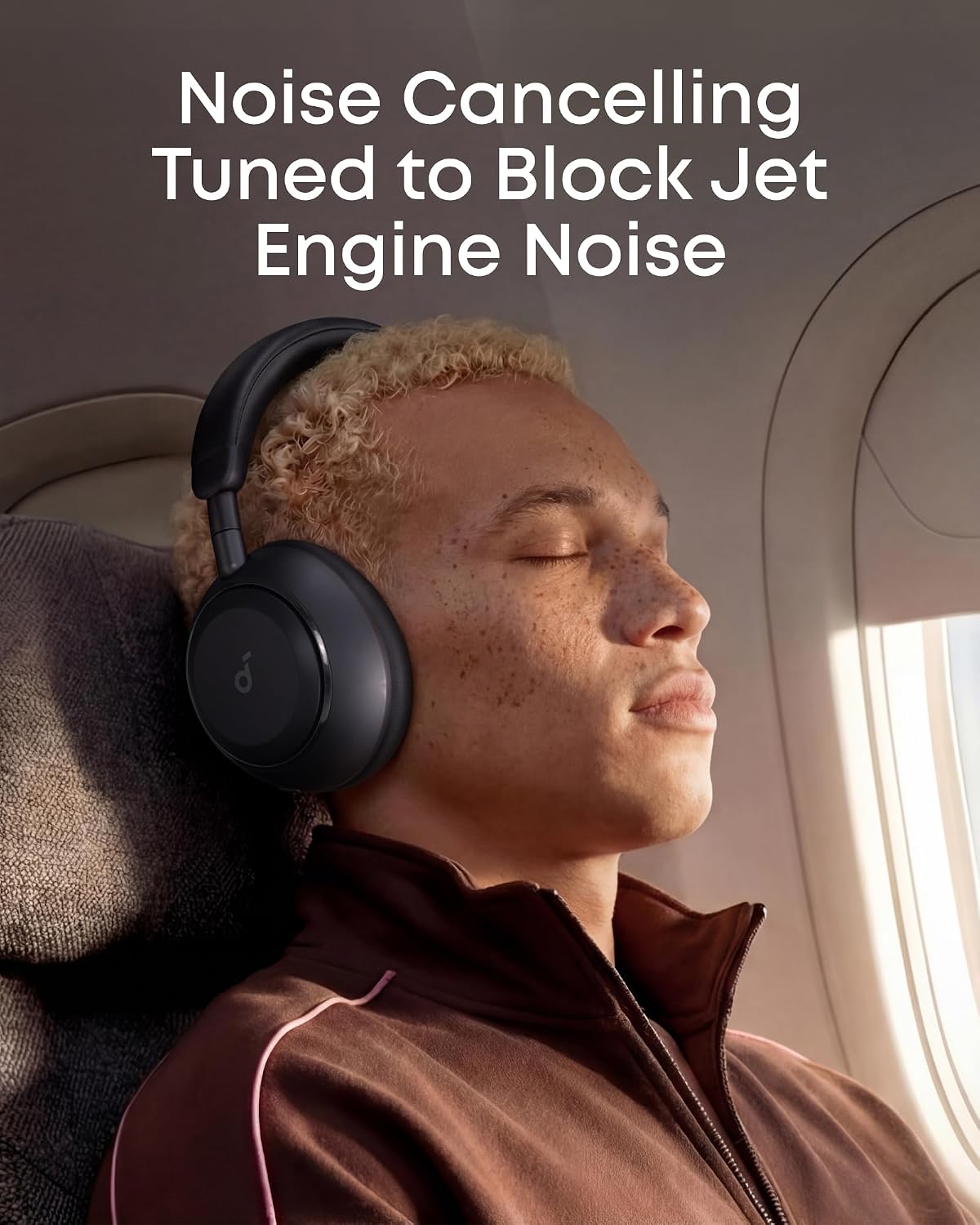 B0GR4GR5QH | soundcore by Anker Space 2 ANC Headphones, 50H, LDAC | Jet Black | Image 2