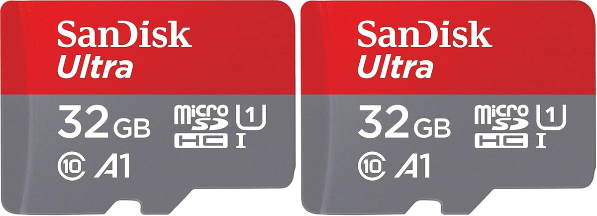 SanDisk Ultra microSD UHS-I Card 32GB, 120MB/s R (Pack of 2) — product image 1