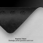 SteelSeries QcK Heavy Gaming Mousepad - Thicker, Non-Slip Silicone Rubber Base, Peak Tracking, Optimized for Gaming FPS, MOBAs, RTS, MMO - Large Size 450 mm x 400 mm x 6 mm - White — product image 4
