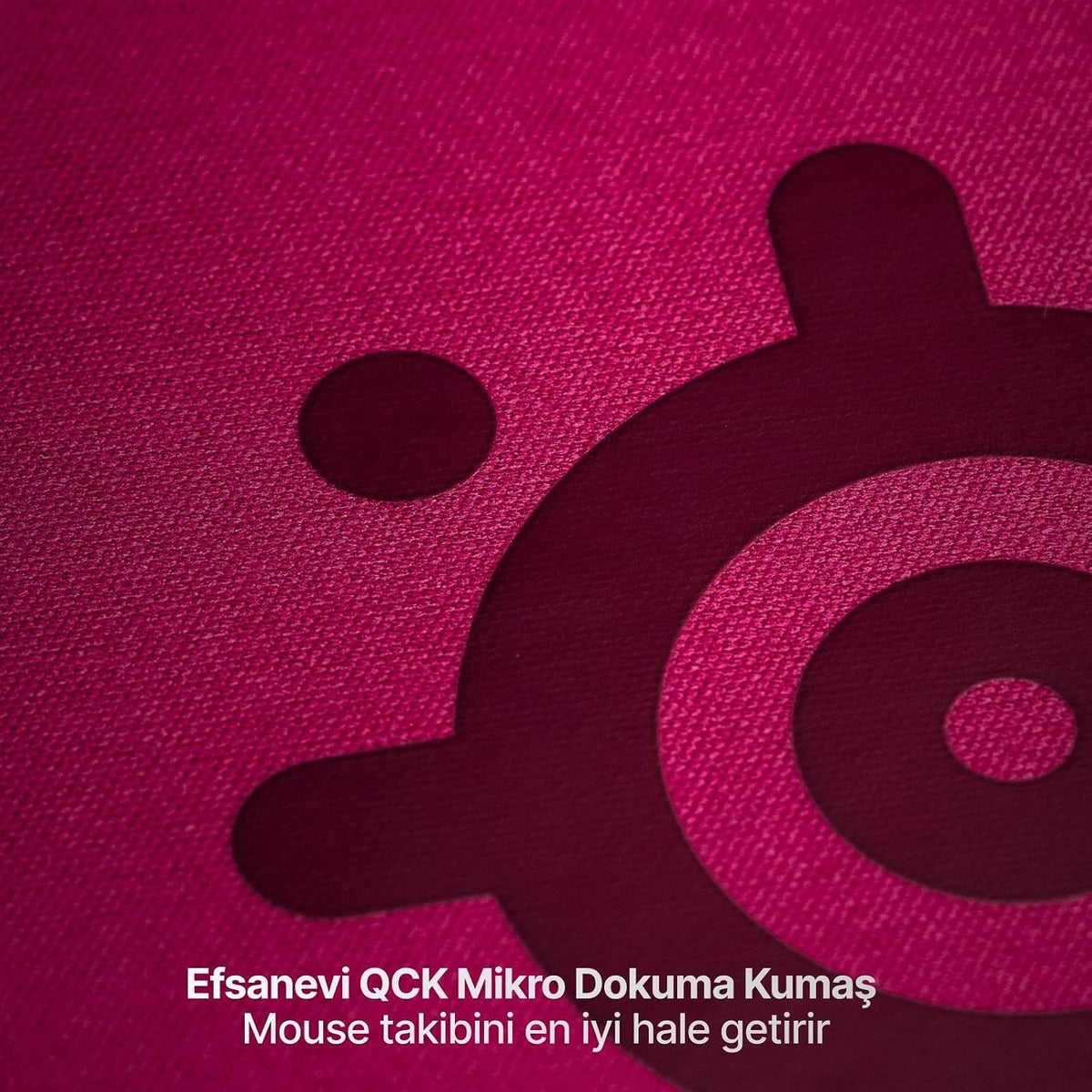 SteelSeries QcK Heavy Gaming Mousepad - Thicker, Non-Slip Silicone Rubber Base, Peak Tracking, Optimized for Gaming FPS, MOBAs, RTS, MMO - XXL Size 900 mm x 400 mm x 6 mm - Magenta — product image 3