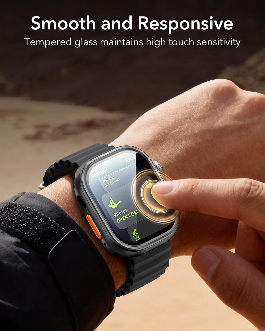 B0H3L9XGT8 | ESR Case Accessory Glass by Corning™ for Apple Watch Ultra 3/2/1 | Black | Image 8