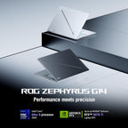 ASUS ROG Zephyrus G14 Gaming Laptop (UAE Version) | 14"3K 120Hz OLED Display, Intel Core Ultra 9 386H, NVIDIA RTX5070 Ti 12GB GDDR7, 32GB RAM, 1TB SSD, Win11 - Platinum White [GU405AR-SY064W] — product image 2