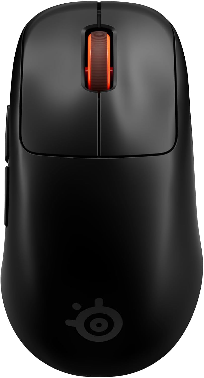 SteelSeries Rival Pro Mini Wireless Ergonomic Gaming Mouse - Black - Ultra Wideband Wireless/UWB, True 8K Polling (9K Over-Polling), 49g Ultra-Lightweight, 2 Batteries, 42K DPI, Optical Switches — product image 2