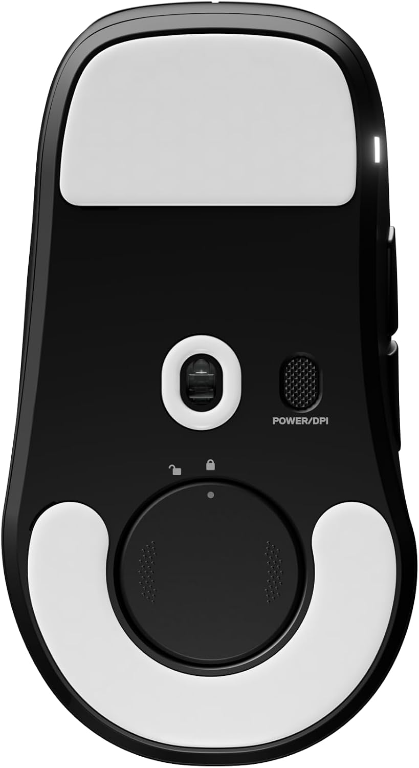 SteelSeries Rival Pro Wireless Ergonomic Gaming Mouse - Black - Ultra Wideband Wireless/UWB, True 8K Polling (9K Over-Polling), 53g Ultra-Lightweight, 2 Batteries, 42K DPI, Optical Switches — product image 4
