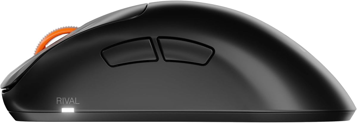 SteelSeries Rival Pro Wireless Ergonomic Gaming Mouse - Black - Ultra Wideband Wireless/UWB, True 8K Polling (9K Over-Polling), 53g Ultra-Lightweight, 2 Batteries, 42K DPI, Optical Switches — product image 3