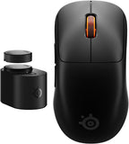 SteelSeries Sensei Pro Wireless Symmetrical Gaming Mouse - Black - Ultra Wideband Wireless/UWB, True 8K Polling (9K Over-Polling), 53g Ultra-Lightweight, 2 Batteries, 42K DPI, Optical Switches — product image 7