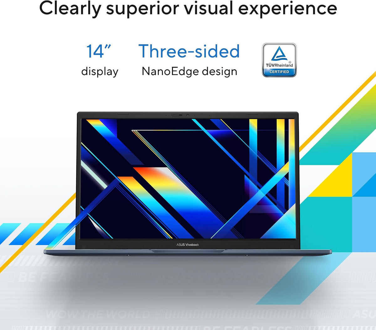 ASUS Vivobook 14 X1404VA-EB2181W Laptop | Intel Core 5 120U Processor | 8GB DDR5 RAM | 512GB 4.0 SSD | 14" FHD IPS Display | Intel® Graphics | Win11 Home | Eng/Ar Keyboard | Silver — product image 4