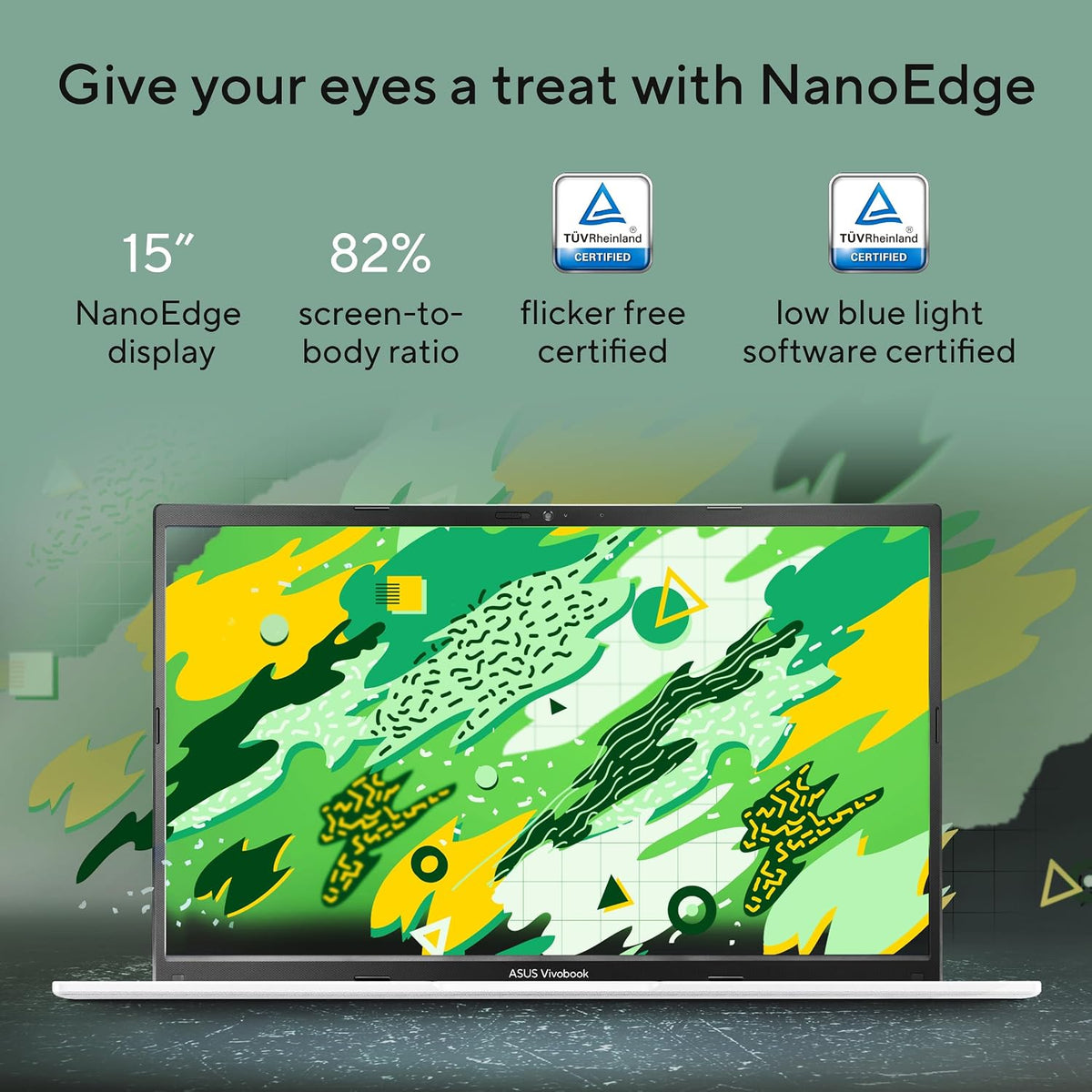 ASUS Vivobook 15 M1502NAQ-BQ034W Laptop | AMD Ryzen™ 5 150 Processor | 16GB DDR5 RAM | 512GB 4.0 SSD | 15.6" FHD IPS Display | AMD Radeon™ 660M Graphics | Win11 Home | Eng/Ar Keyboard | Blue — product image 5