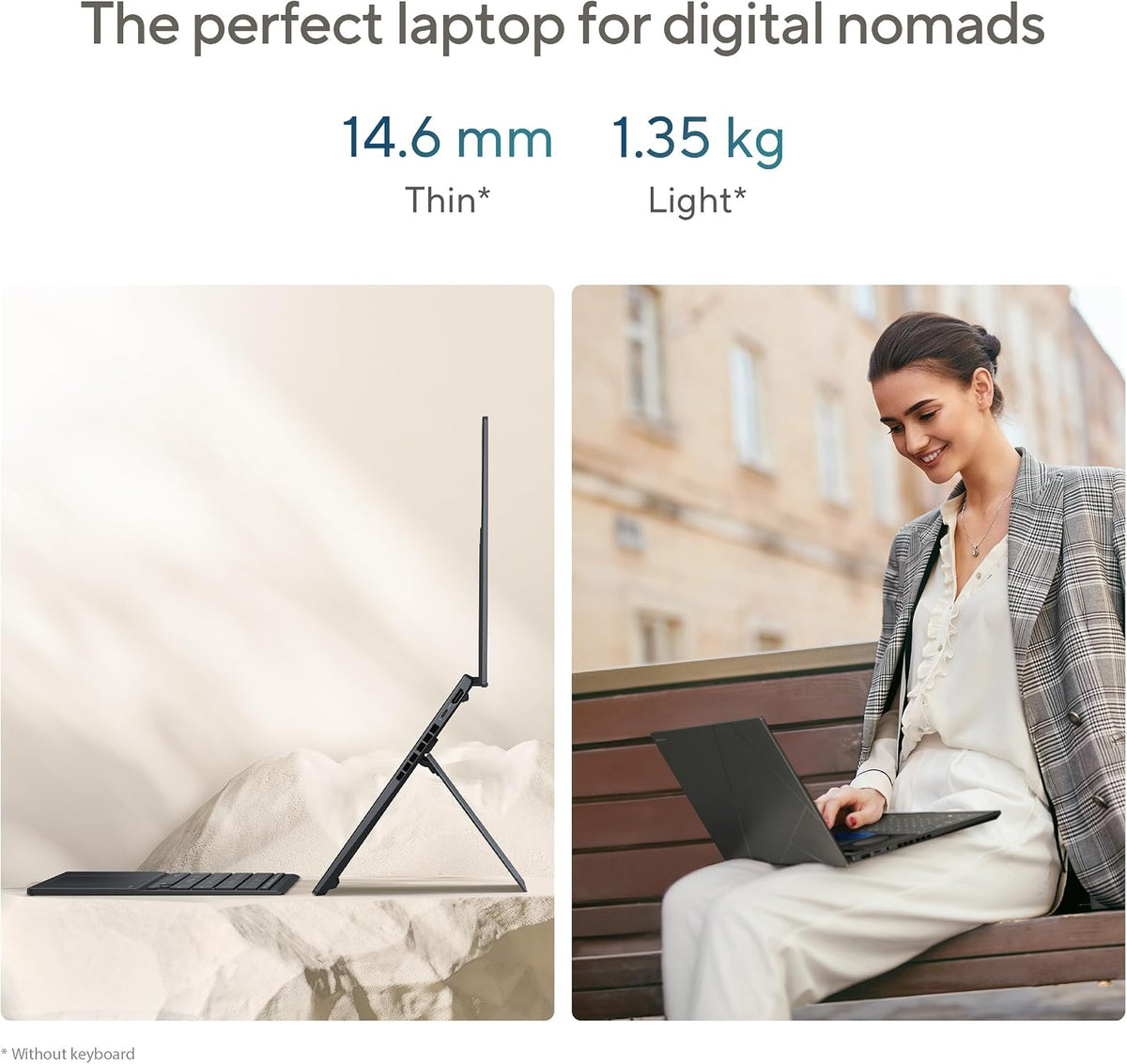 ASUS Zenbook DUO UX8406CA-QL041W Laptop | Intel Core Ultra 9 285H | 32GB RAM | 1TB SSD | Dual 14" OLED Touchscreen WUXGA Display | Intel Arc Graphics | Win11 Home | Detachable Keyboard | Black — product image 4