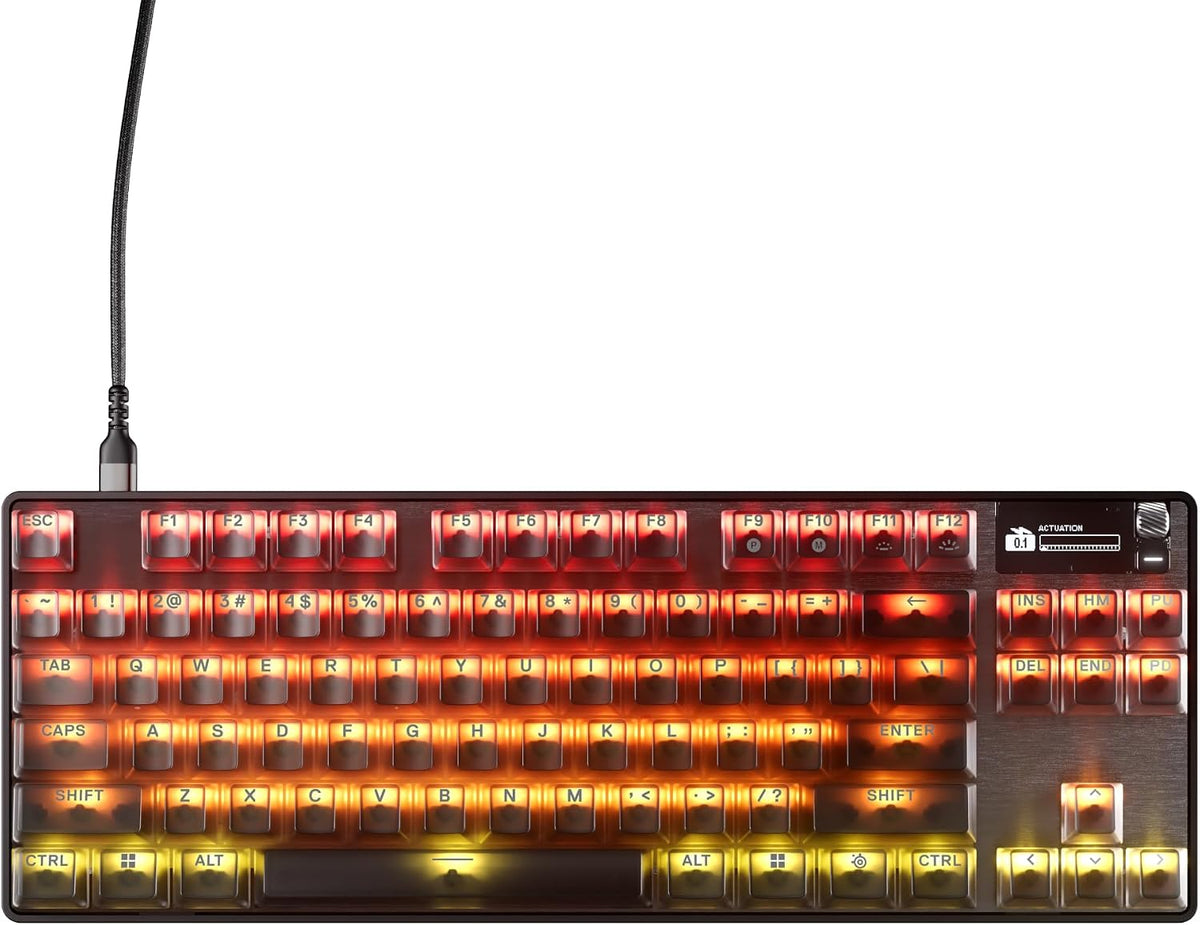 SteelSeries Apex Pro TKL Gen 3 Gaming Keyboard - Steel Control Edition - US QWERTY — product image 5