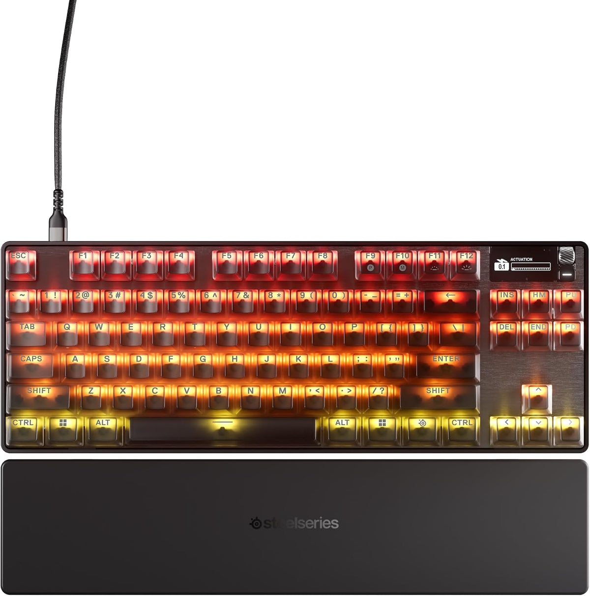 SteelSeries Apex Pro TKL Gen 3 Gaming Keyboard - Steel Control Edition - US QWERTY — product image 2