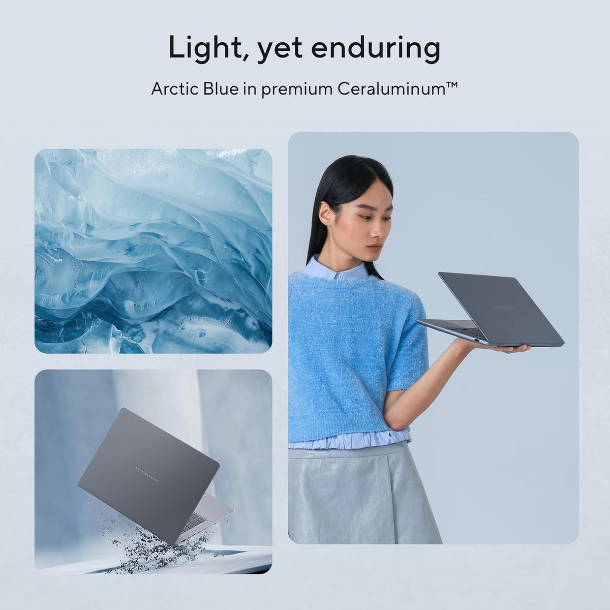 ASUS Zenbook 14 OLED UX3480QA-U1158W Laptop, 14" WUXGA OLED Display, Snapdragon X X1-26-100 Processor, 8GB LPDDR5X RAM, 512GB PCIe 4.0 SSD, Qualcomm Adreno Graphics, FHD IR Camera, WIN 11 Home, Beige — product image 5