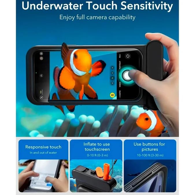 ESR Waterproof Pouch Pro iPhone 14/15 Pro Max Black | Gallery image 2